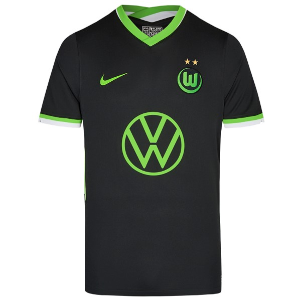 Tailandia Camiseta Wolfsburgo 2ª 2020-2021 Verde Marino